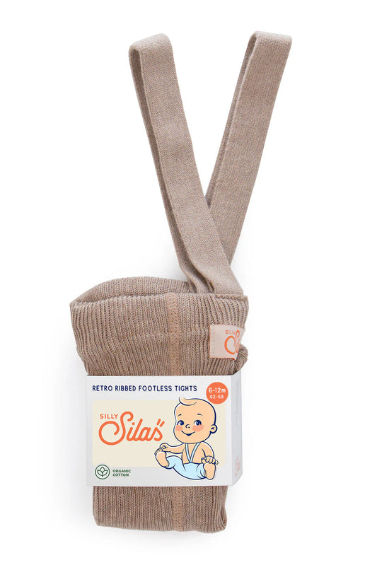 Silly Silas Footless tights - Peanut Blend