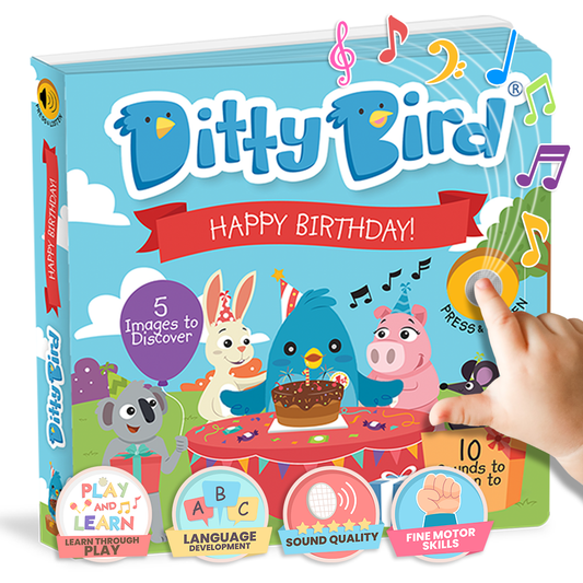 Birthday Book | Ditty Bird : Happy Birthday (Gift&Card)